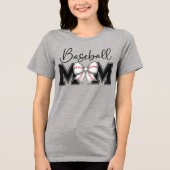 Schattigee Coquette Baseball Mom Tri-Blend Shirt (Voorkant)