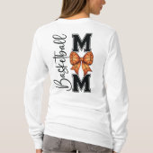 Schattigee Coquette Basketbal Mama T-shirt (Achterkant)