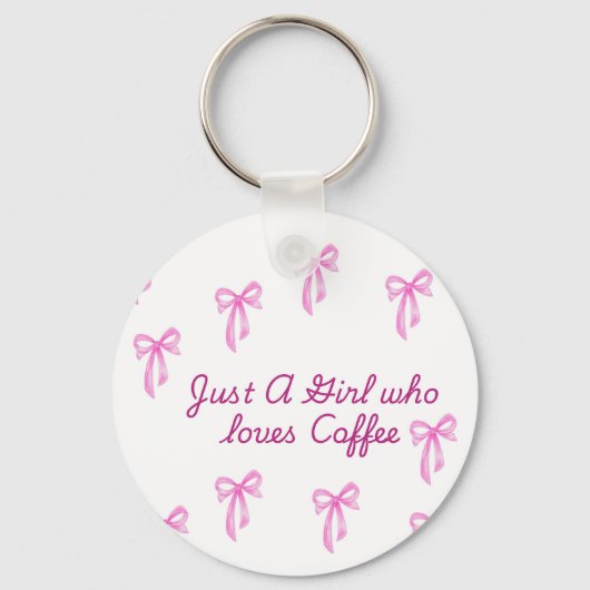 Schattigee Coquette boog girly Sleutelhanger (Voorkant)