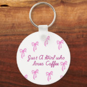 Schattigee Coquette boog girly Sleutelhanger (Voorkant)