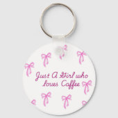 Schattigee Coquette boog girly Sleutelhanger (Achterkant)