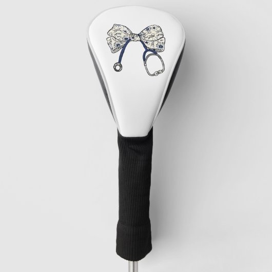 Schattigee Coquette Bow Coquette Bow Nurse Nursing Golfheadcover (Voorkant)