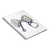 Schattigee Coquette Bow Coquette Bow Nurse Nursing Notitieboek (Rechterzijde)