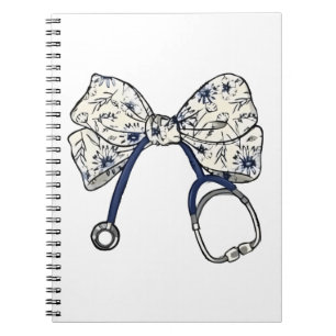 Schattigee Coquette Bow Coquette Bow Nurse Nursing Notitieboek