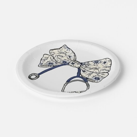 Schattigee Coquette Bow Coquette Bow Nurse Nursing Papieren Bordje (Gekanteld)