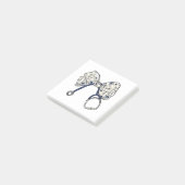 Schattigee Coquette Bow Coquette Bow Nurse Nursing Post-it® Notes (Schuin)