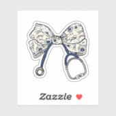 Schattigee Coquette Bow Coquette Bow Nurse Nursing Sticker (Vel)