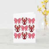 Schattigee Coquette Bow Crawfish Graphic Y2k Meisj Kaart (Gele Bloem)