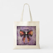 Schattigee Coquette Bow Ghost Vibes Custom Hallowe Tote Bag (Achterkant)