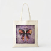 Schattigee Coquette Bow Ghost Vibes Custom Hallowe Tote Bag (Voorkant)