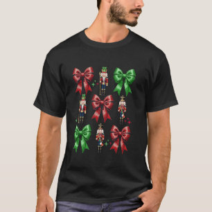 Schattigee Coquette Bow Notenkraker Squad Kerstgez T-shirt