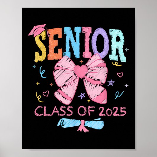 Schattigee Coquette Bow Senior 2025 CL van 2025 Gr Poster (Voorkant)