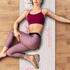 Schattigee Coquette Cowgirl Laarzen Gepersonalisee Yogamat