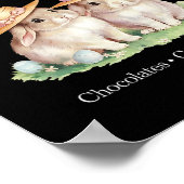 Schattigee Coquette Easter Cottontail Boerderijen  Poster (Hoek)