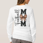 Schattigee Coquette Football Mom T-shirt (Achterkant)