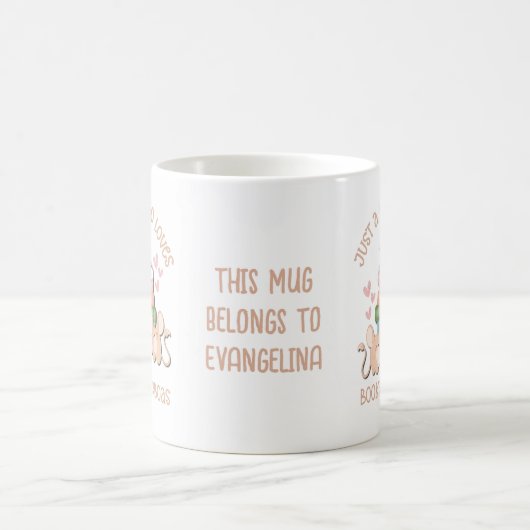 Schattigee Coquette GEWOON EEN MEISJE DAT HOUDT VA Koffiemok (Center)