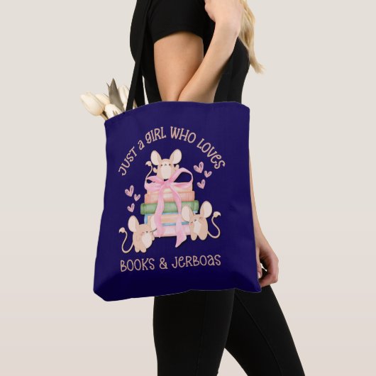 Schattigee Coquette GEWOON EEN MEISJE DAT HOUDT VA Tote Bag (Dichtbij)