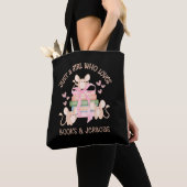 Schattigee Coquette GEWOON EEN MEISJE DAT HOUDT VA Tote Bag (Dichtbij)