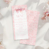 Schattigee Coquette Roze Bow Damask Baby Meisje Do Menu