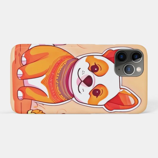 Schattigee Corgi-Cartoon Case-Mate iPhone Case (Achterkant (horizontaal))