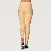 Schattigee Corgi-Cartoon Leggings (Achterkant)