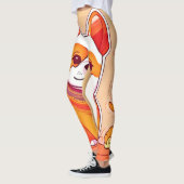 Schattigee Corgi-Cartoon Leggings (Links)