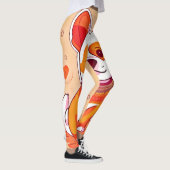 Schattigee Corgi-Cartoon Leggings (Rechts)