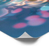 Schattigee Corgi Chill in Water Poster (Hoek)