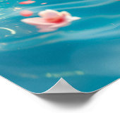 Schattigee Corgi Chill in Water Poster (Hoek)