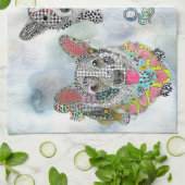 Schattigee Corgi Dog Assortiment Keuken Handdoek (Gevouwen)