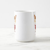 Schattigee Corgi Dog Waterverf Gepersonaliseerde K Koffiemok (Center)