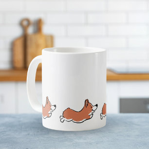 Schattigee Corgi Eenvoudige Aangepaste Mok