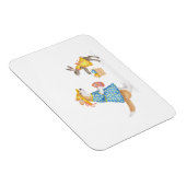 Schattigee corgi en haas paasmagneet magneet (Rechterzijde)