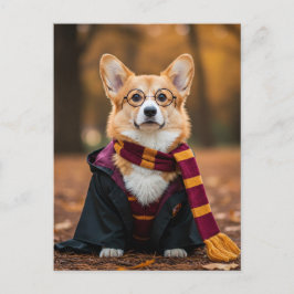 Schattigee Corgi Halloween Briefkaart voor Postcro