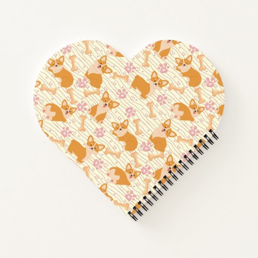 Schattigee corgi honden notitieboek (Achterkant)