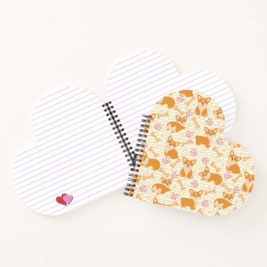Schattigee corgi honden notitieboek (Binnen)