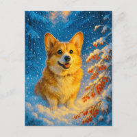 Schattigee Corgi Merry Happy Christmas Tree Briefk