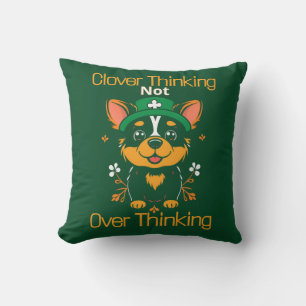 Schattigee Corgi St. Patrick's Day kussen - gepers