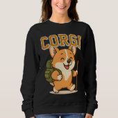 Schattigee Corgi Unisex Man Vrouw Kleding schattig Trui (Voorkant)