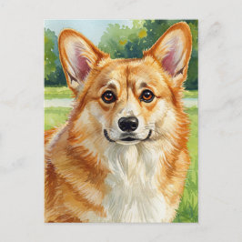 Schattigee Corgi Welsh Corgi Queen Briefkaart