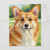 Schattigee Corgi Welsh Corgi Queen Briefkaart (Voorkant)