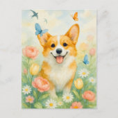 Schattigee Corgi Welsh Corgi Queen Briefkaart (Voorkant)