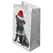 Schattigee Corso Christmas Dog Holiday Woof Word A Klein Cadeauzakje (Achterkant Gekanteld)