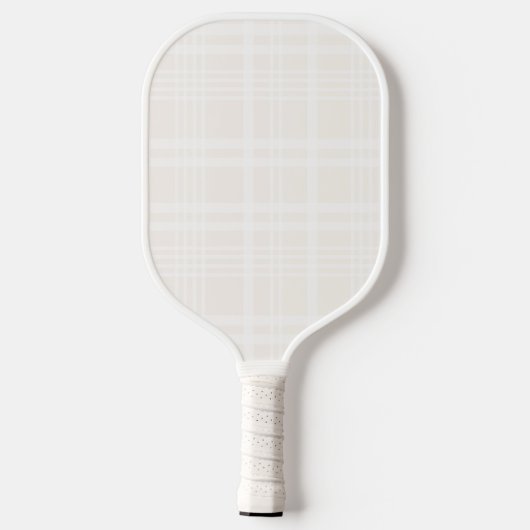 Schattigee Country Club Plaid Stripe Handtekening  Pickleball Paddle (Achterkant)