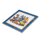 Schattigee Country keukenpot Tegeltje (Zijkant)