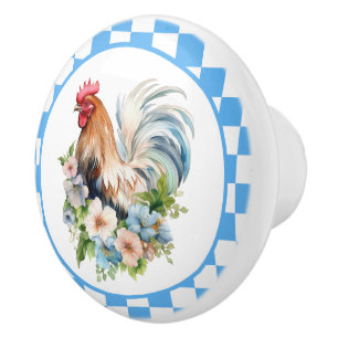 Schattigee Country kipliefhebbers Keramische Knop