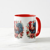 Schattigee Country kipliefhebbers Mok (Voorkant rechts)