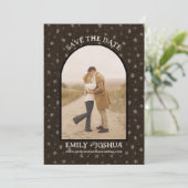Schattigee Country Modern Floral Flat Save the Dat Date (Staand voorkant)
