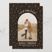 Schattigee Country Modern Floral Flat Save the Dat Save The Date (Voorkant / Achterkant)