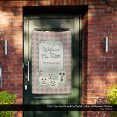 Schattigee Country Pumpkins Pastel Kleuren Hallowe Spandoek